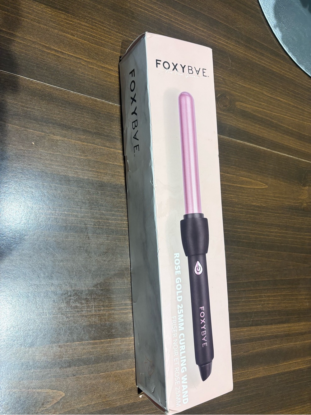 FOXYBAE Rose Gold 25mm Curling Wand – Brand New